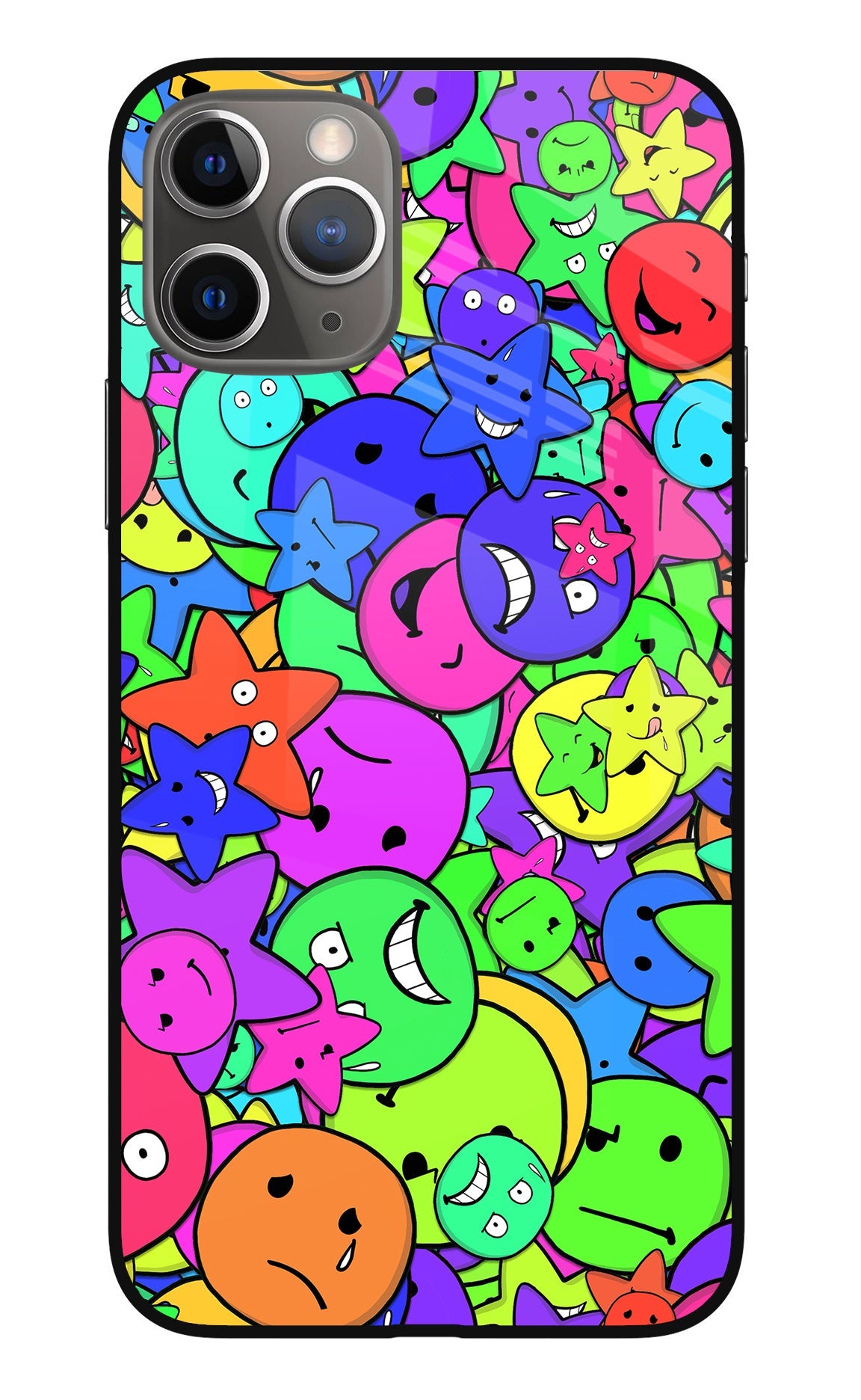 Fun Doodle iPhone 11 Pro Glass Case