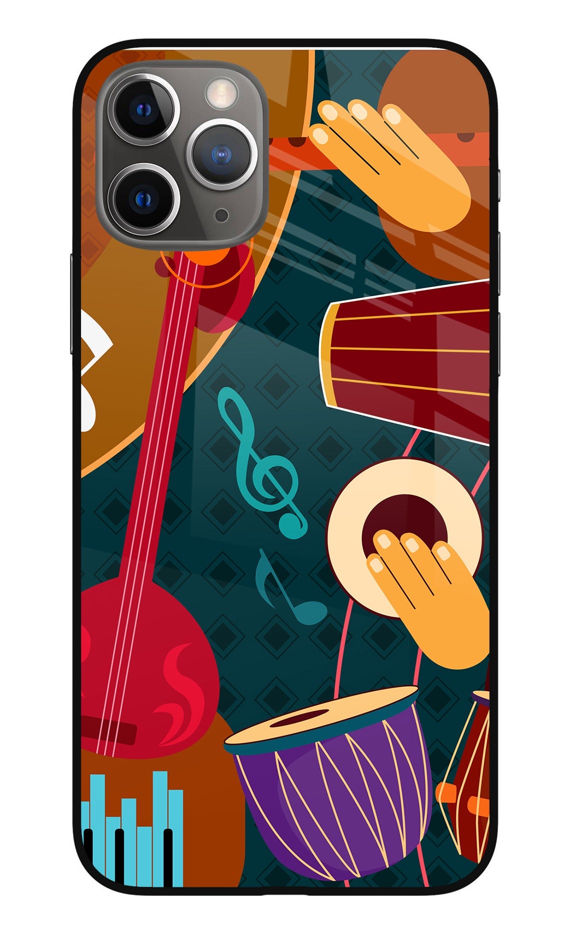 Music Instrument iPhone 11 Pro Glass Case