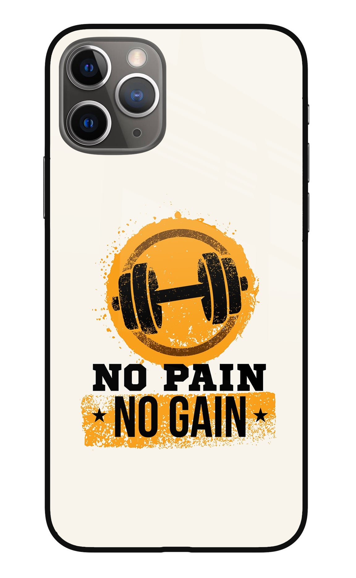 No Pain No Gain iPhone 11 Pro Glass Case