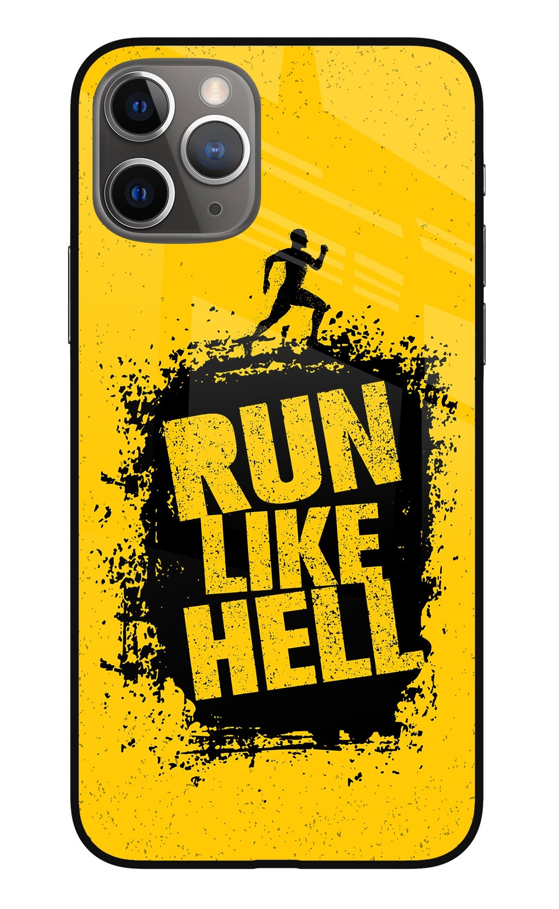 Run Like Hell iPhone 11 Pro Glass Case