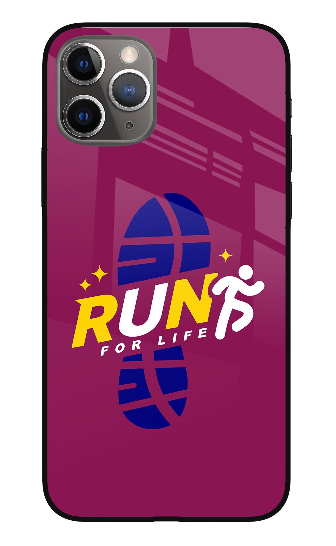 Run for Life iPhone 11 Pro Glass Case