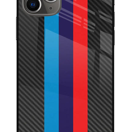 BMW Stripes Pattern iPhone 11 Pro Glass Case