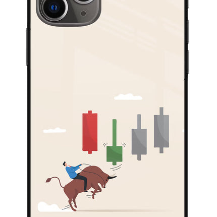 Bull Trading Momentum iPhone 11 Pro Glass Case