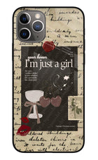 I am just a girl iPhone 11 Pro Glass Case