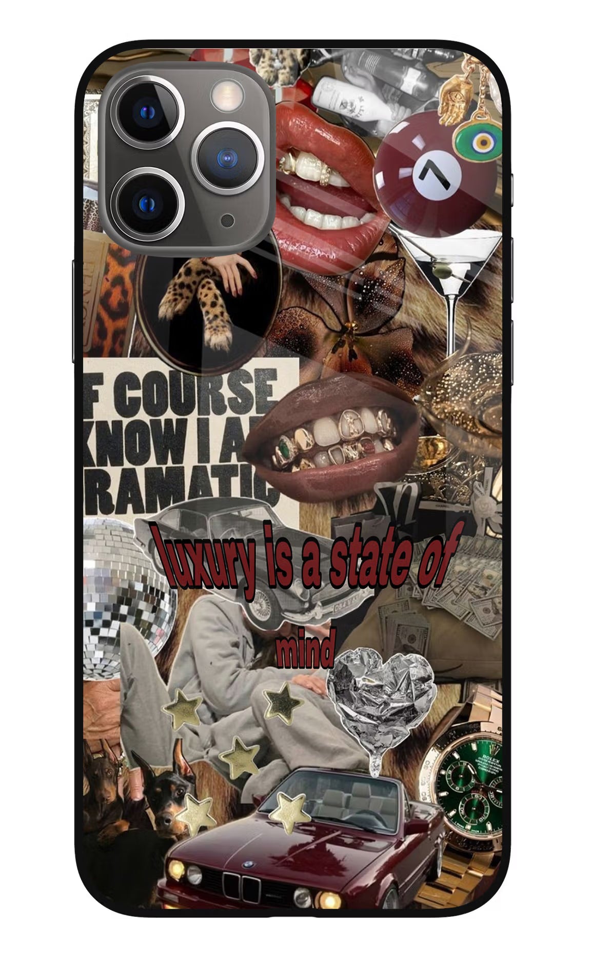 Luxury iPhone 11 Pro Glass Case Back Cover by Casekaro