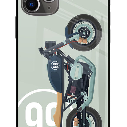 Classic Cafe Racer 99 iPhone 11 Pro Glass Case