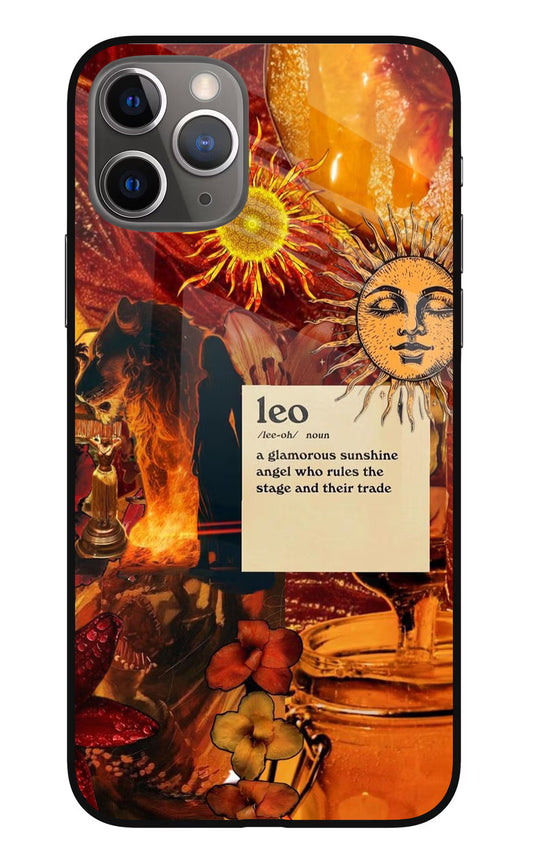 Leo Zodiac iPhone 11 Pro Glass Case