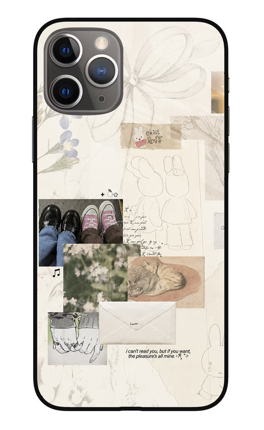 Soft Aesthetic iPhone 11 Pro Glass Case