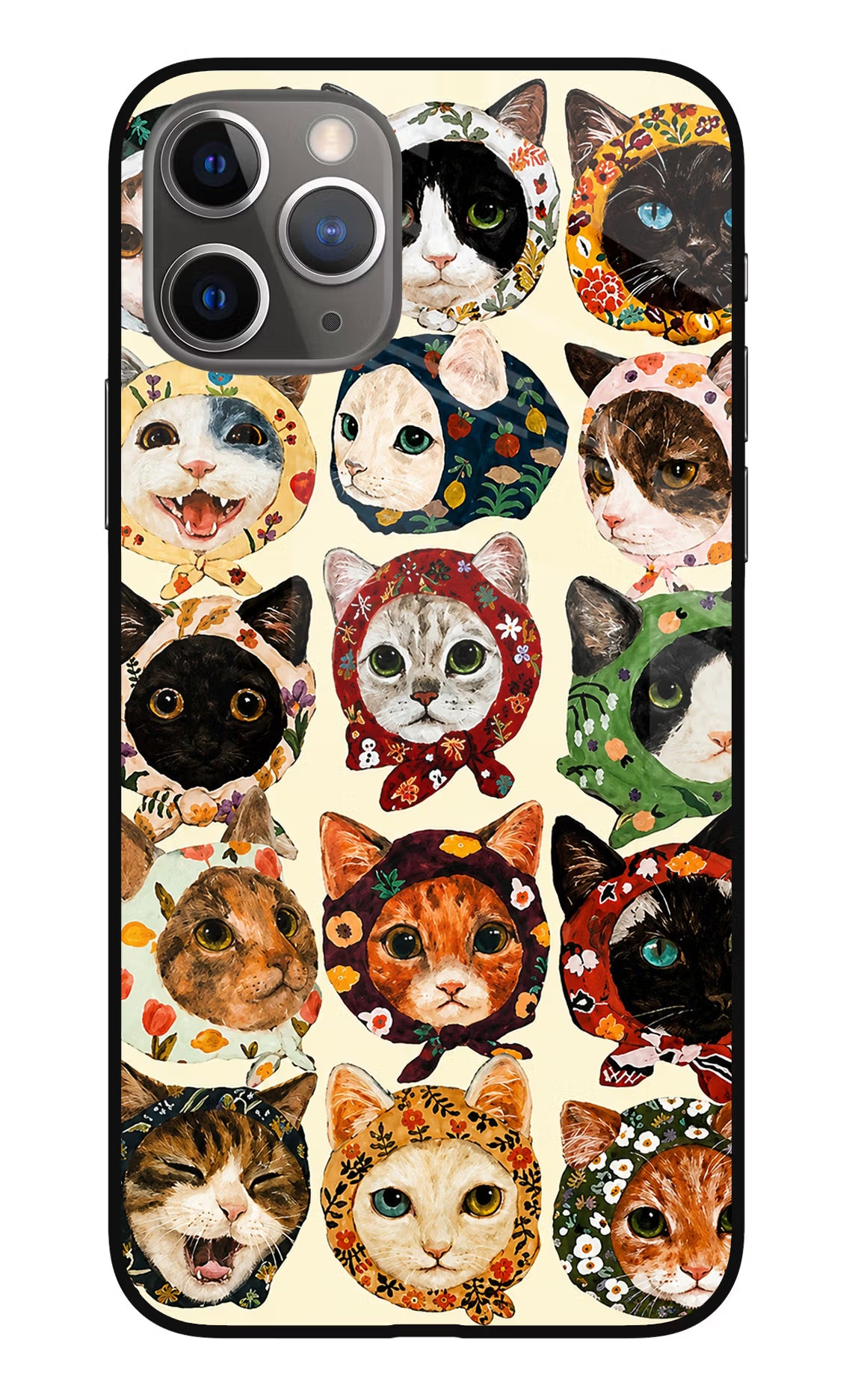 Cool Cat iPhone 11 Pro Glass Case