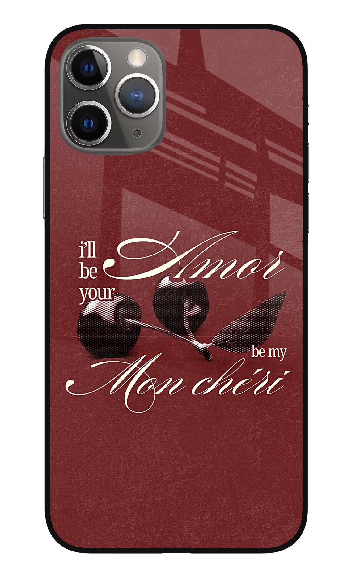 Velvet Cherry iPhone 11 Pro Glass Case