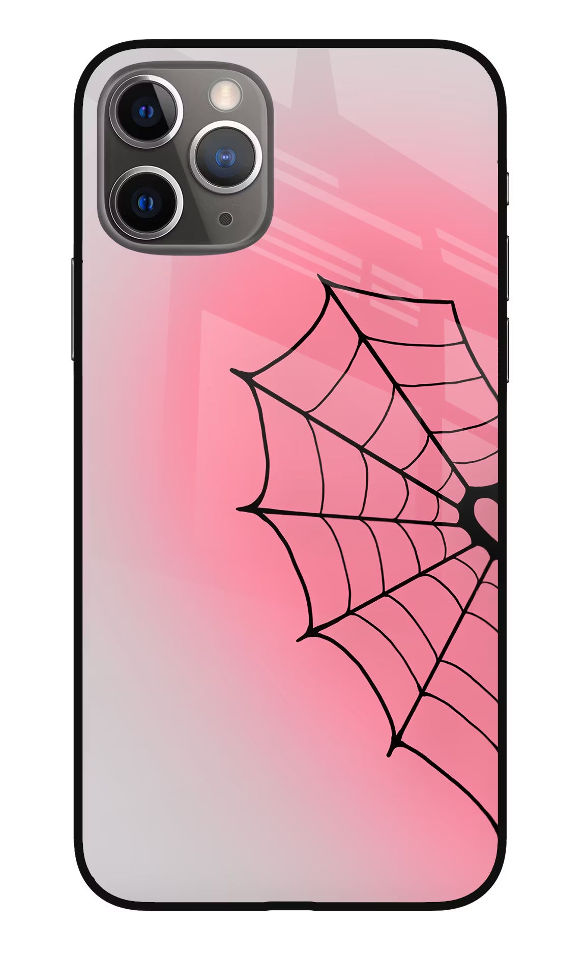 Pink Web iPhone 11 Pro Glass Case