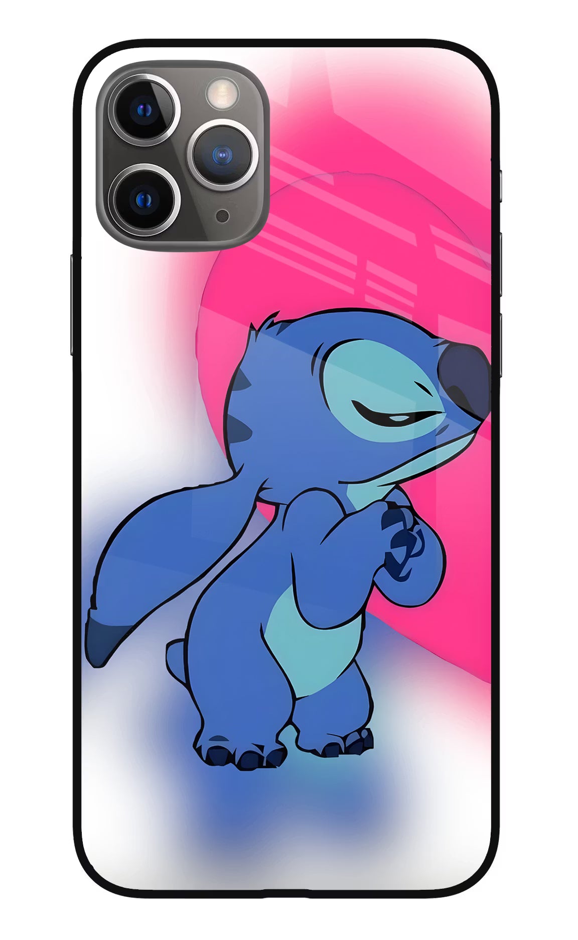 Stitch Hug iPhone 11 Pro Glass Case