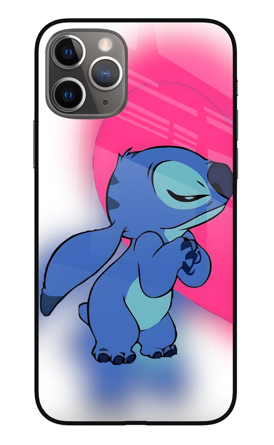 Stitch Hug iPhone 11 Pro Glass Case