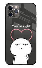 You're Right iPhone 11 Pro Glass Case