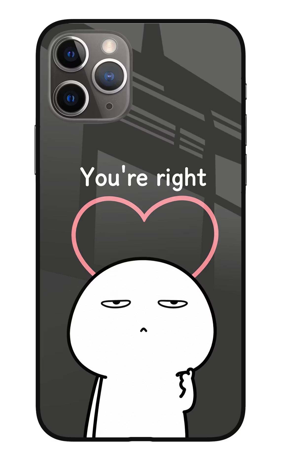 You're Right iPhone 11 Pro Glass Case