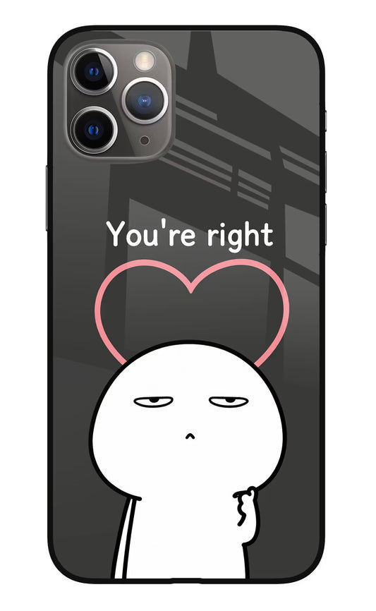 You're Right iPhone 11 Pro Glass Case