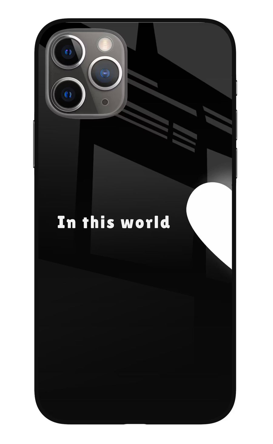 This World iPhone 11 Pro Back Cover, Glass case