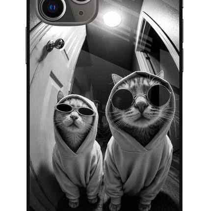 Hood Cats iPhone 11 Pro Glass Case