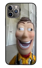 Side Eye Woody iPhone 11 Pro Glass Case