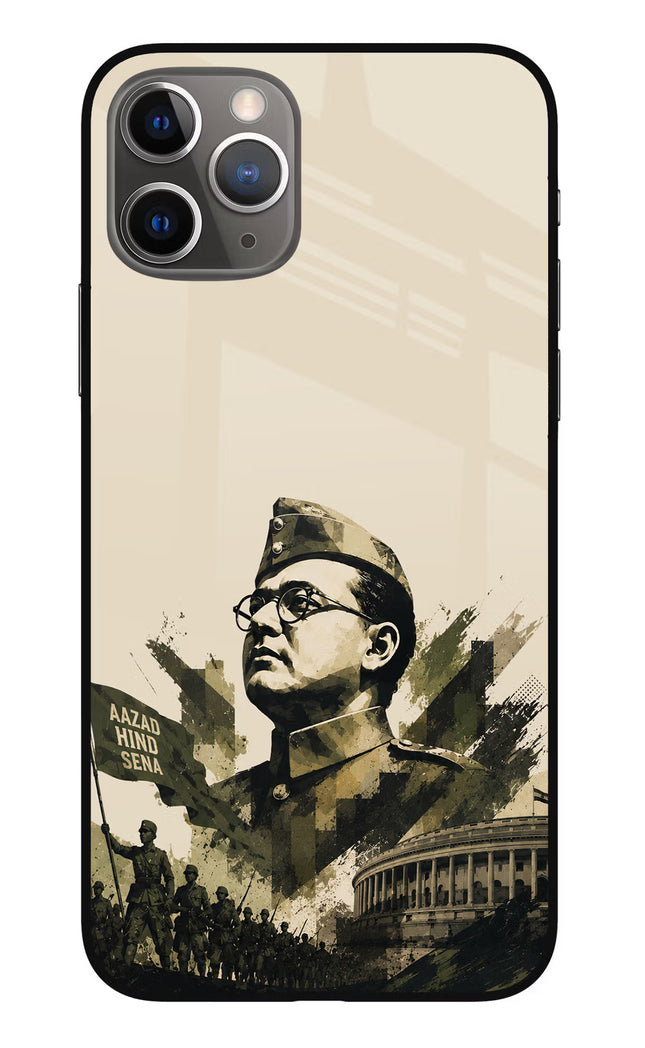Netaji Rising iPhone 11 Pro Glass Case