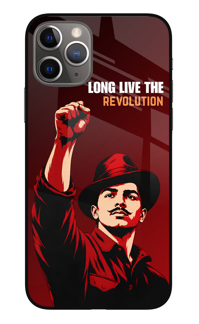 Bhagat Singh Revolution iPhone 11 Pro Glass Case