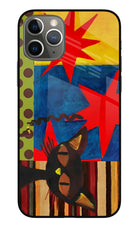 Pop Cat iPhone 11 Pro Glass Case