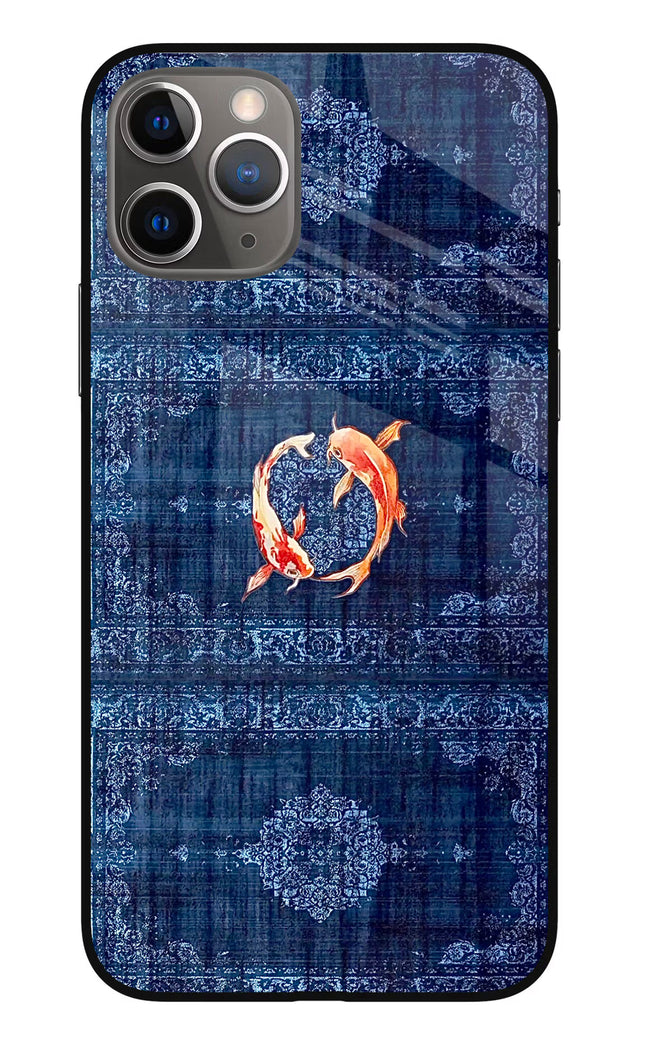 Koi Blue iPhone 11 Pro Glass Case