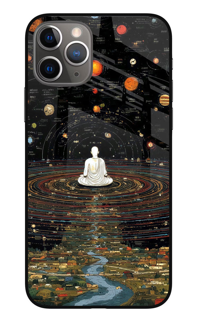 Space Monk iPhone 11 Pro Glass Case