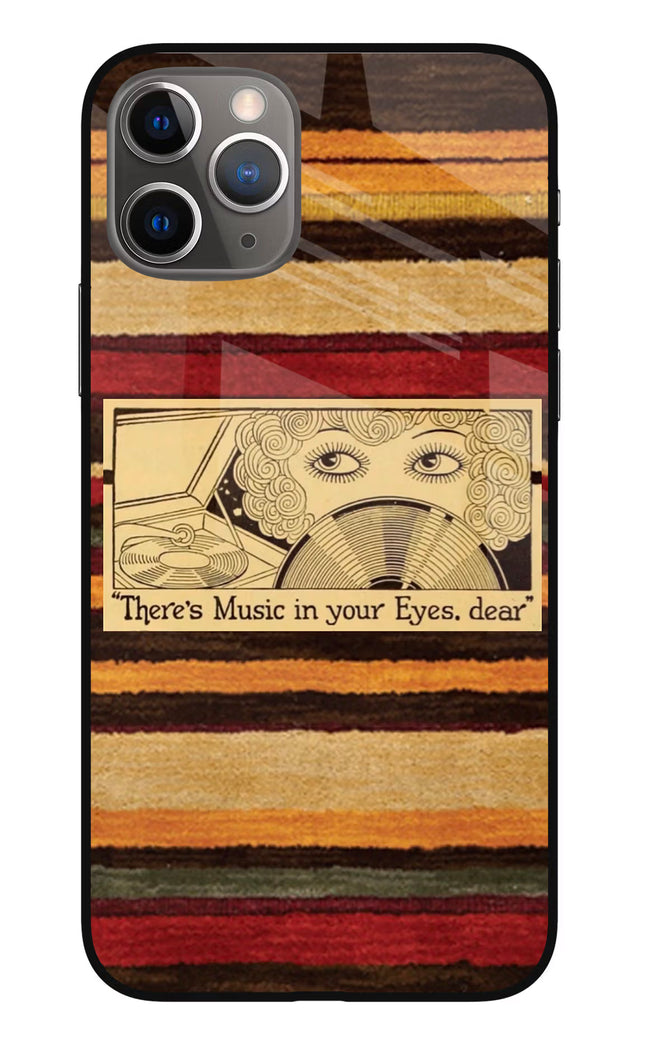 Vinyl Stripes iPhone 11 Pro Glass Case