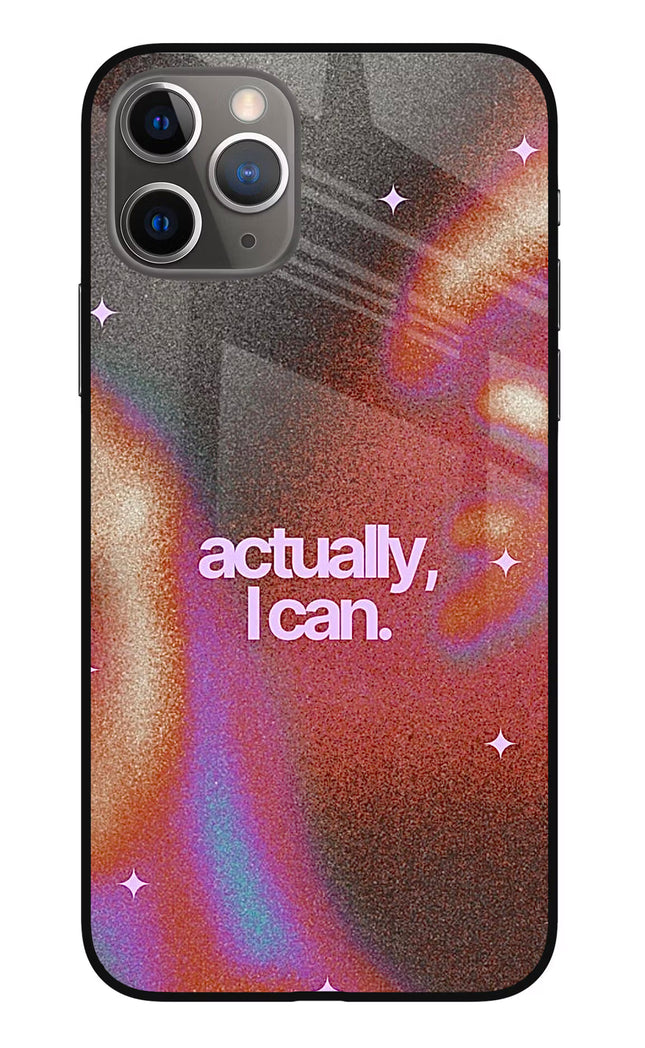 Pink Aura iPhone 11 Pro Glass Case