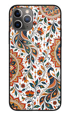 White Mayura iPhone 11 Pro Glass Case