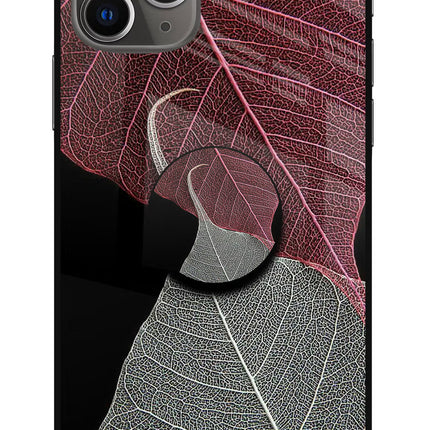 Leaf Pattern iPhone 11 Pro Glass Case