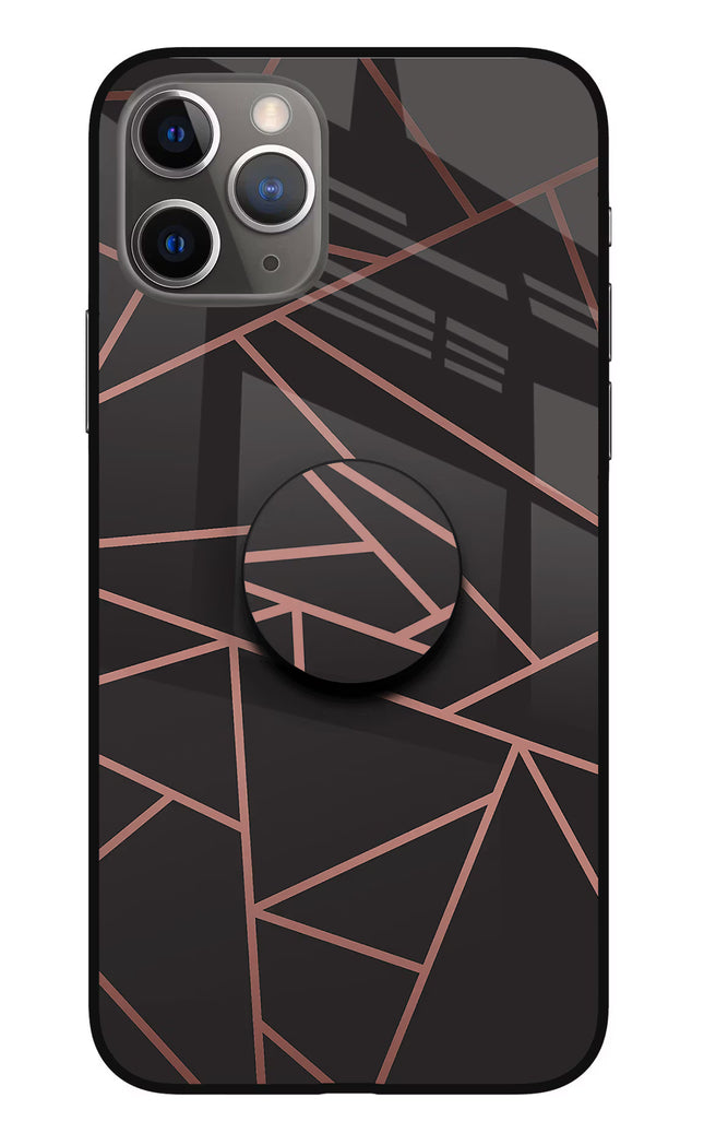 Geometric Pattern iPhone 11 Pro Glass Case