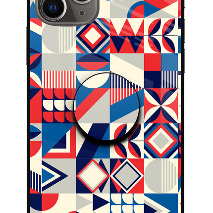 Colorful Pattern iPhone 11 Pro Glass Case