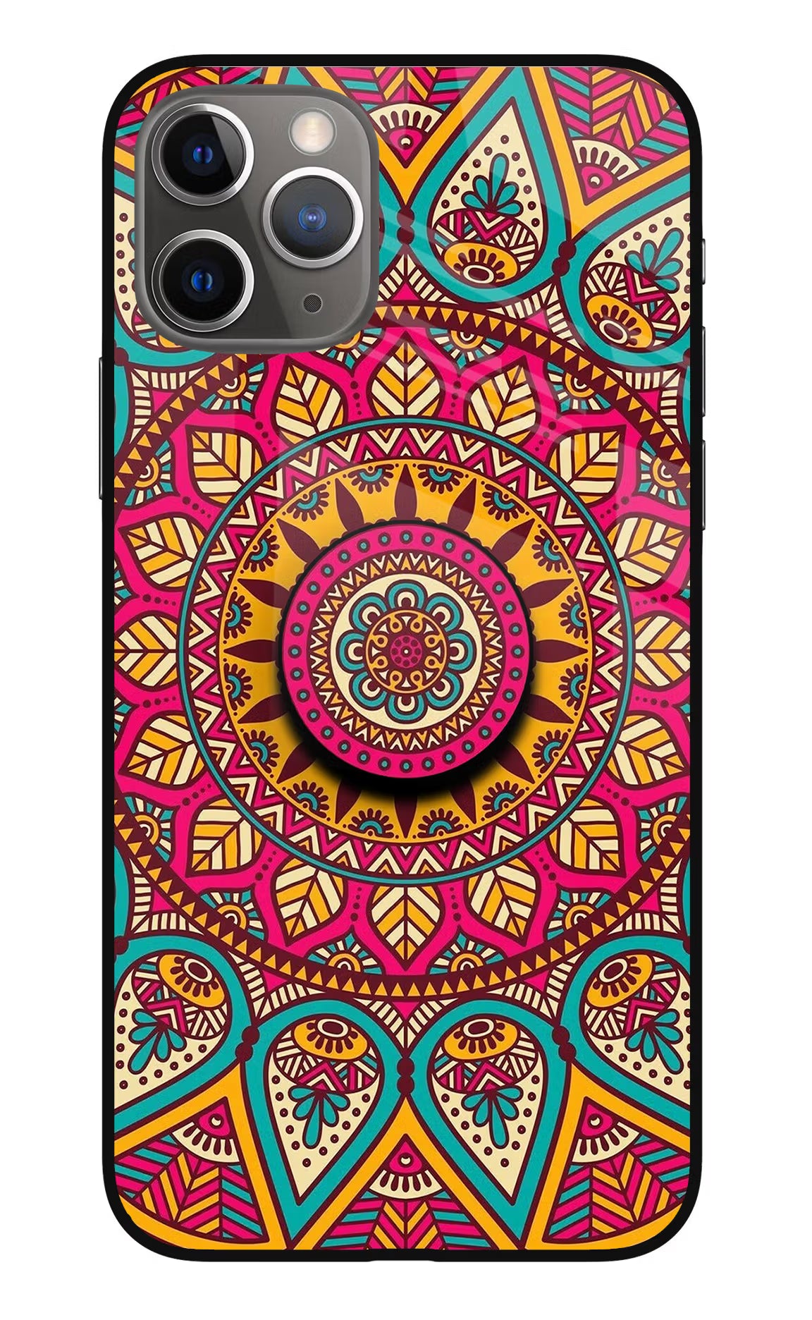 Mandala iPhone 11 Pro Pop Case by Casekaro
