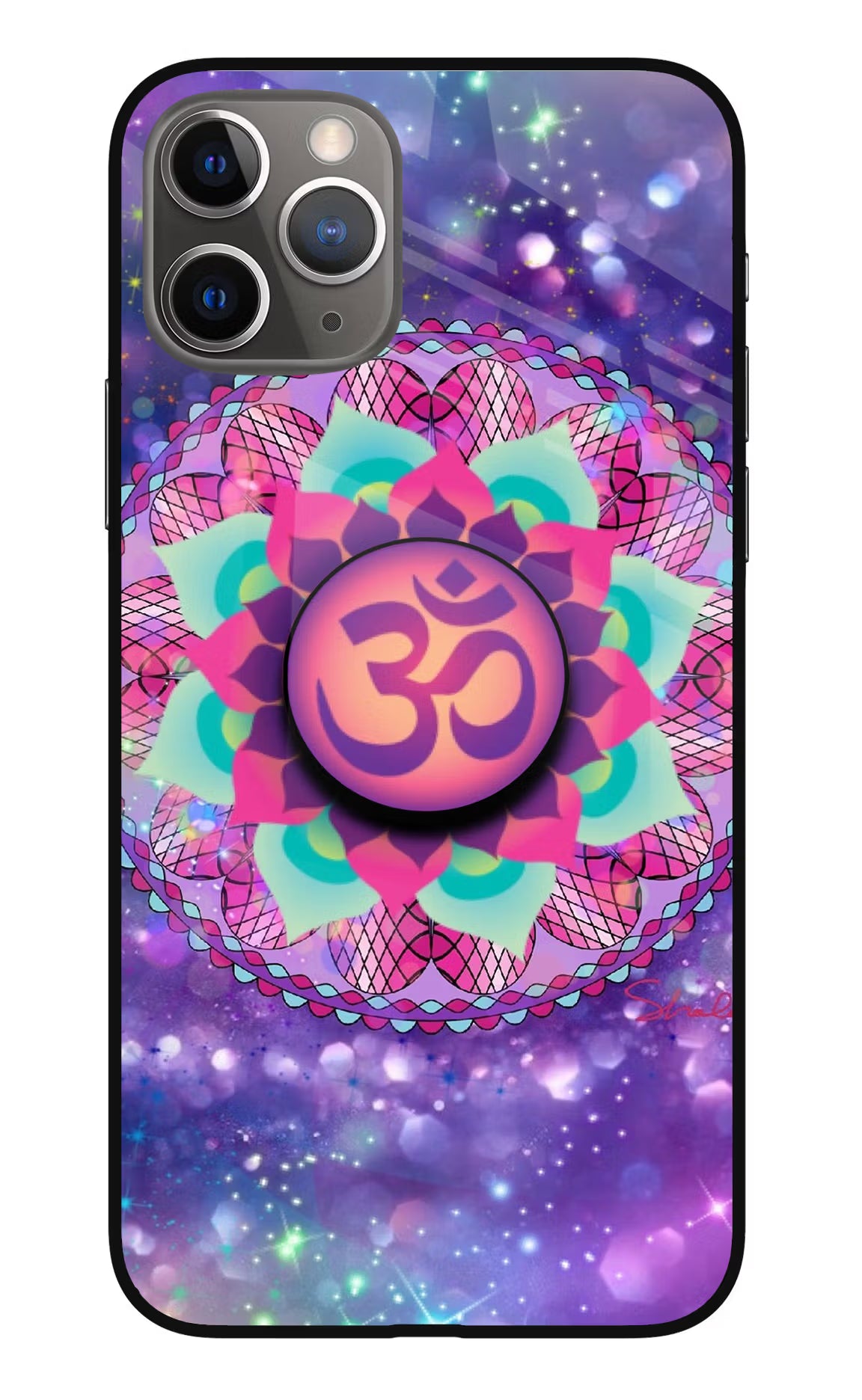 Om Purple iPhone 11 Pro Pop Case by Casekaro