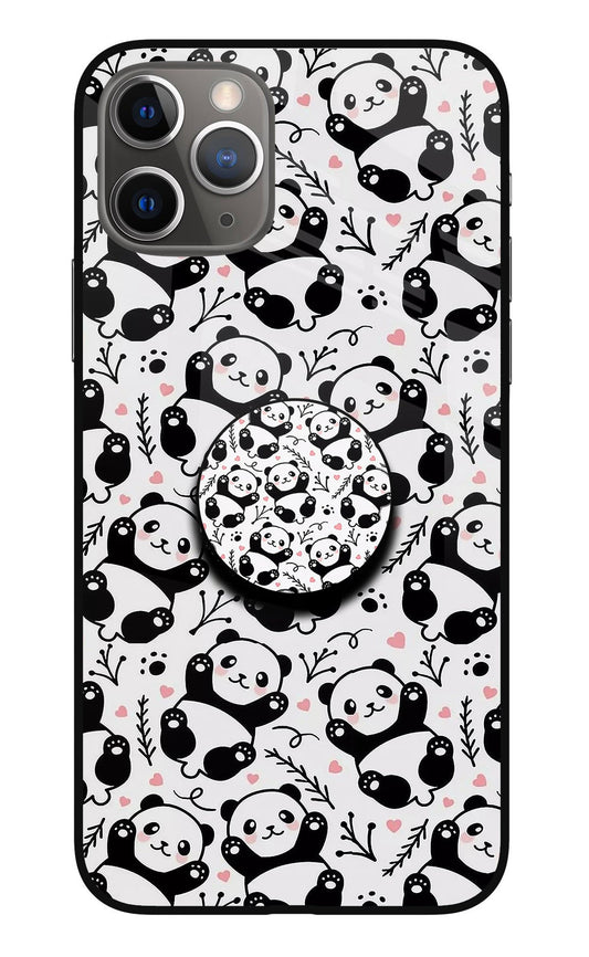 Cute Panda iPhone 11 Pro Glass Case