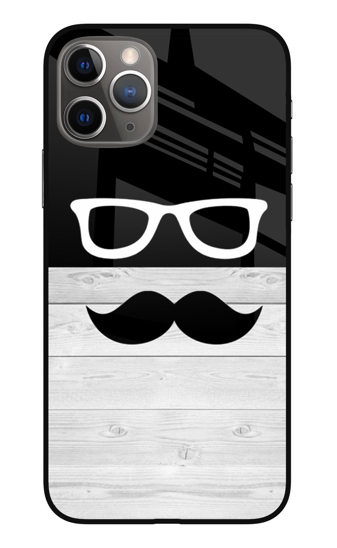 Mustache iPhone 11 Pro Max Glass Case