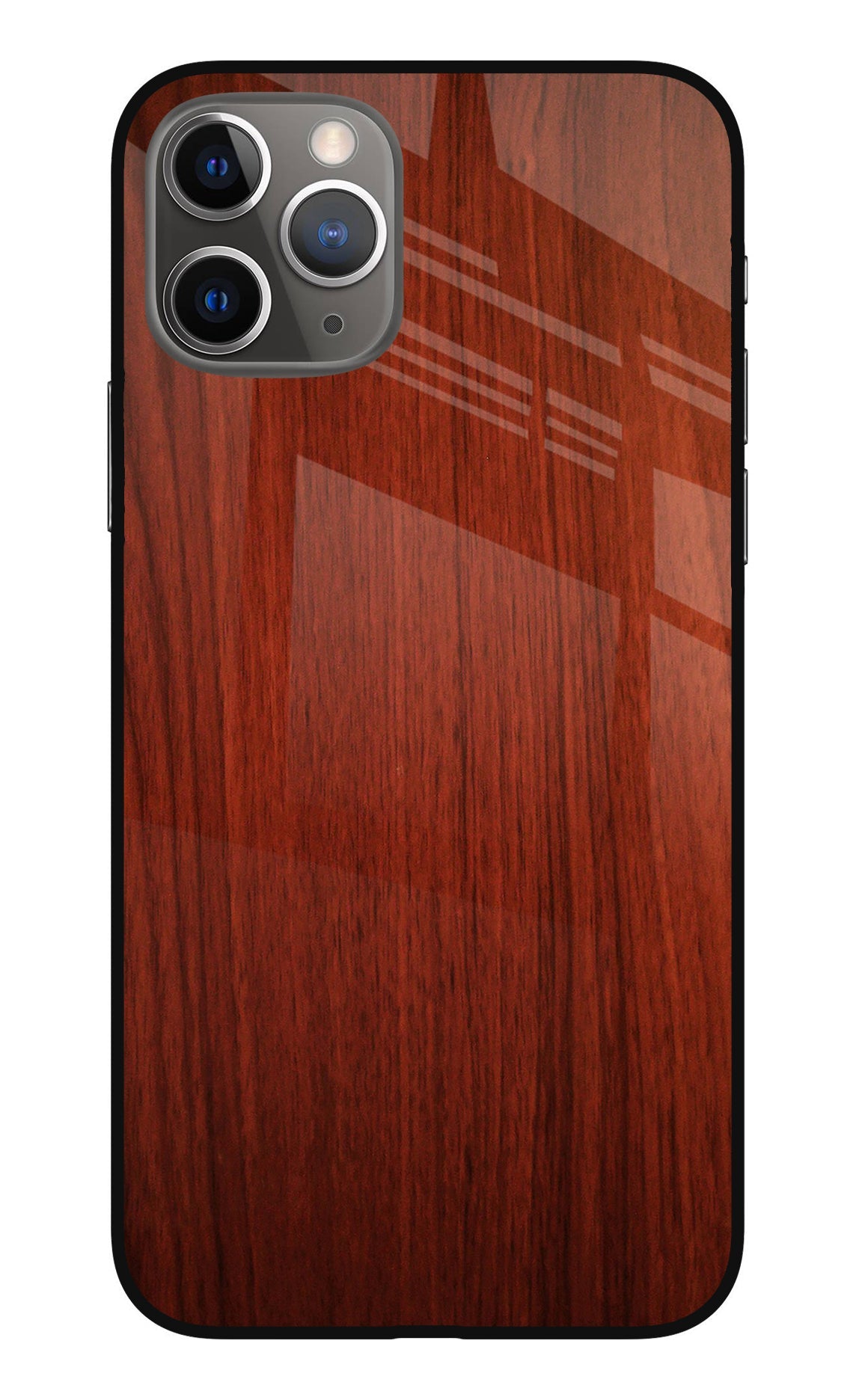 Wooden Plain Pattern iPhone 11 Pro Max Back Cover