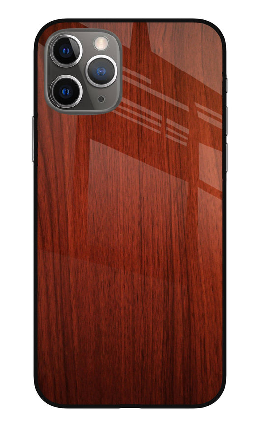 Wooden Plain Pattern iPhone 11 Pro Max Glass Case