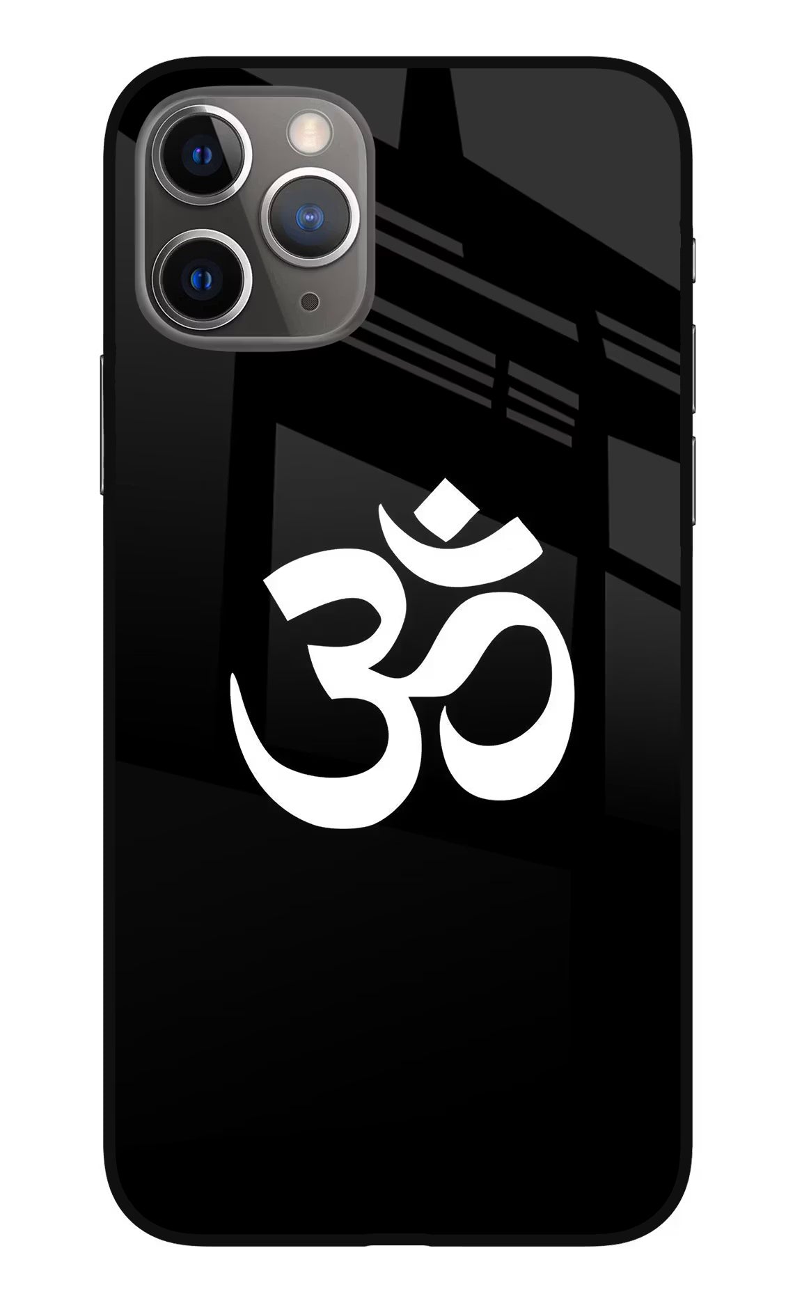 Om iPhone 11 Pro Max Glass Case Back Cover by Casekaro