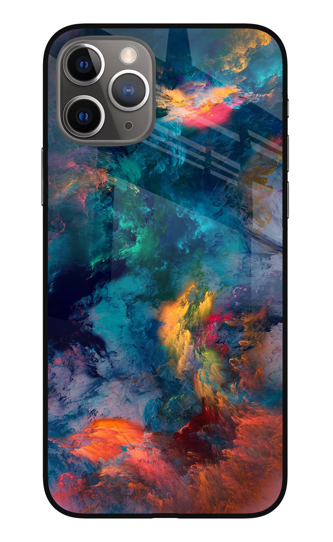 Artwork Paint iPhone 11 Pro Max Glass Case Back Cover by Casekaro