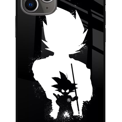 Goku Shadow iPhone 11 Pro Max Glass Case