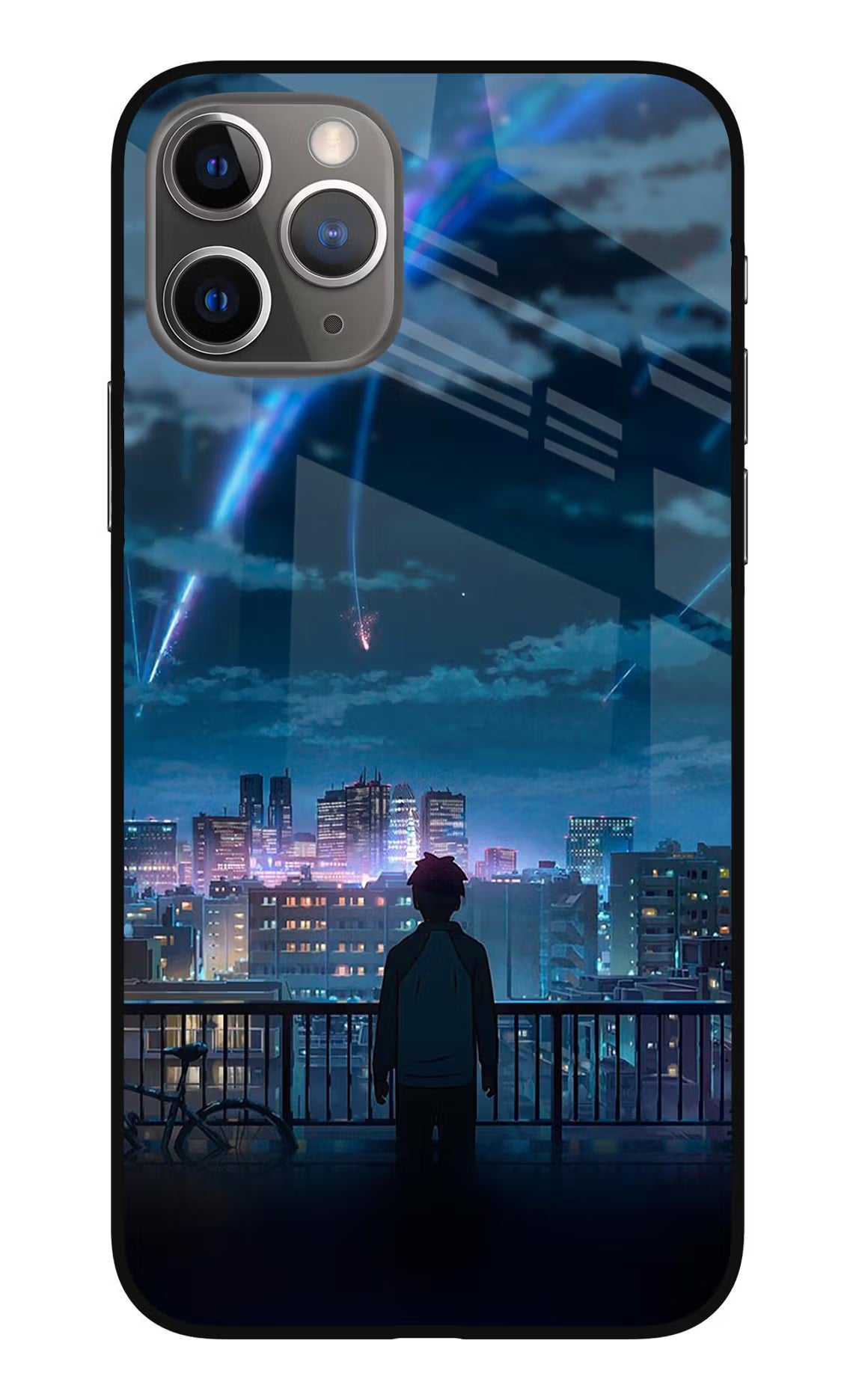 Anime iPhone 11 Pro Max Glass Case Back Cover by Casekaro