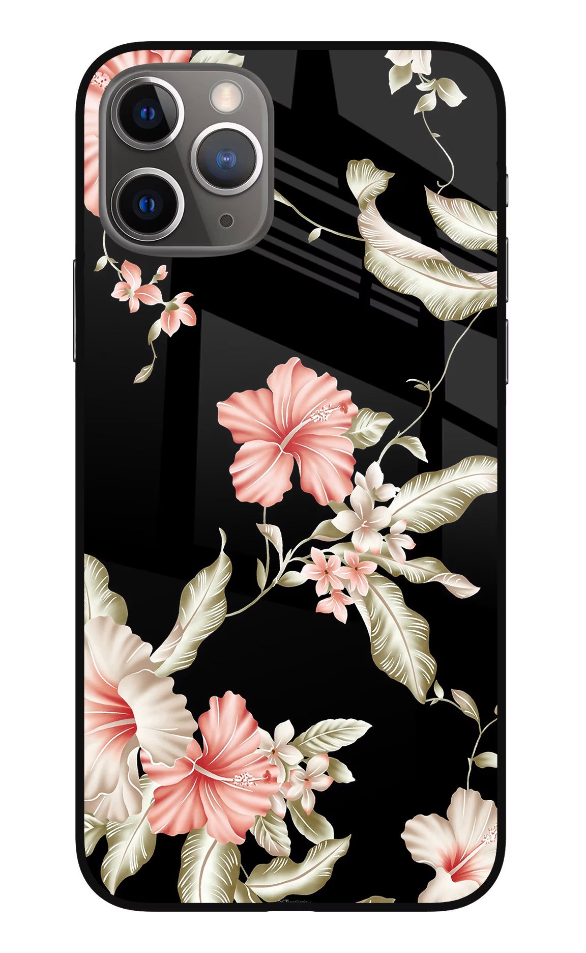 Flowers iPhone 11 Pro Max Glass Case Back Cover by Casekaro