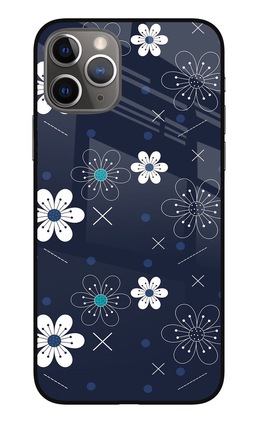 Flowers iPhone 11 Pro Max Back Cover, Metal case