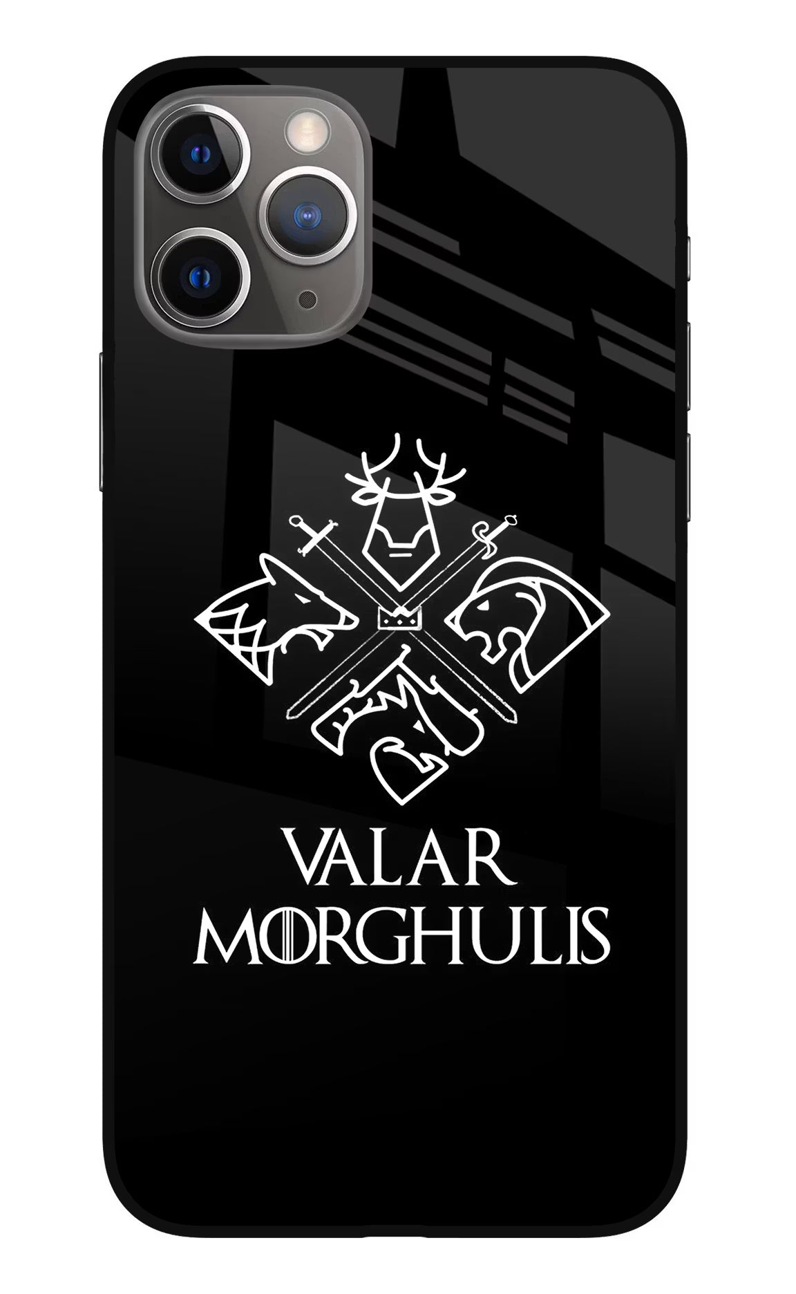 Valar Morghulis | Game Of Thrones iPhone 11 Pro Max Glass Case Back Cover by Casekaro