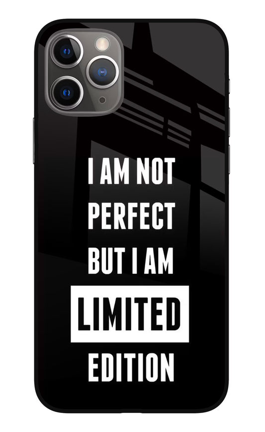 I Am Not Perfect But I Am Limited Edition iPhone 11 Pro Max Glass Case