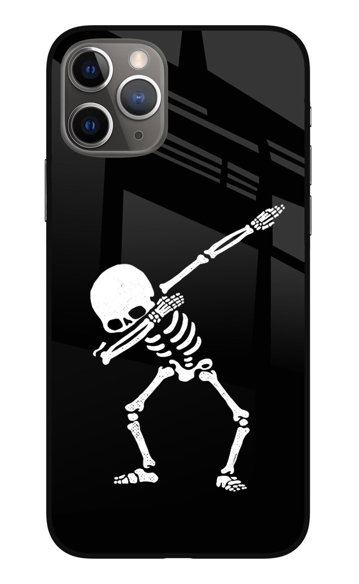 Dabbing Skeleton Art iPhone 11 Pro Max Back Cover