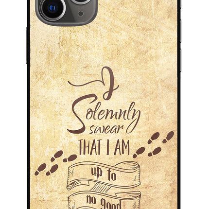 I Solemnly swear that i up to no good iPhone 11 Pro Max Glass Case